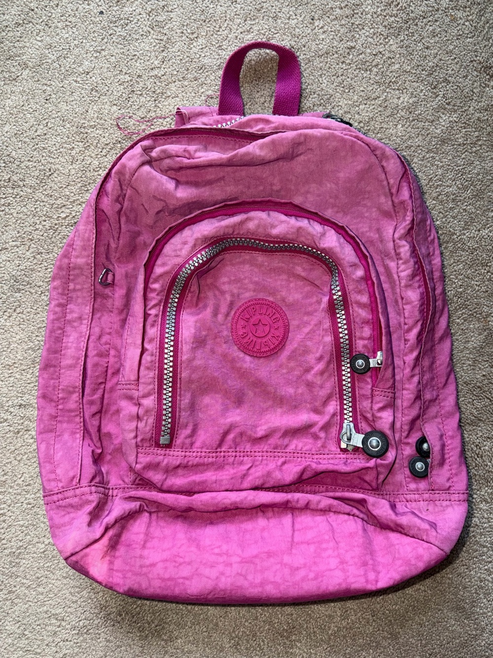 Kipling Pink Backpack